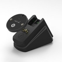 레이저충전독 바이퍼얼티메이트 레이저바이퍼얼티메이트 logitech g pro x superlight 무선 g903 g502 g703용 마우스 무선 플라스틱 rgb 전원 충전, rgb 없이 검정