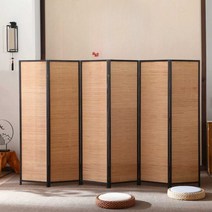 이동식 파티션 가림막 분할 식당 카페, 검정색 높이 2.0m x 너비 0.5m3개 문