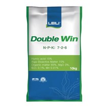 더블윈 10kg 코리아아그로 퇴비대용 독일 유기복합비료 토양개량제 NPK 미량요소 뿌리발근 생육촉진 비료 농사 텃밭