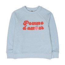 BONTON 여아 레터링 그래픽 포인트 맨투맨