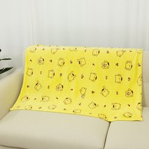 폼폼푸린 큐티댄싱 플란넬 극세사 낮잠 무릎 담요 70x100