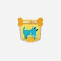 가방팝 모쿠요비MOKUYOBI - IRON-ON PATCHES (GOOD DOG) 패치