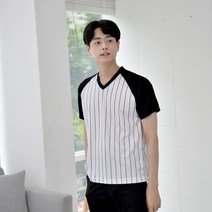 교복몰 쿨론원단 스트라이프 소매 메쉬 기능성티셔츠 4컬러