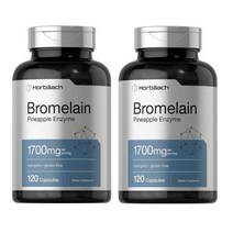 Horbaach 호바흐 브로멜라인 Bromelain 120 캡슐 2개, 120정
