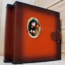 LUXURY 대용량 액자형통가죽앨범 접착식or포켓식, AB981-액자형통가죽앨범, c.포켓식속지(흑지)45매, 45매
