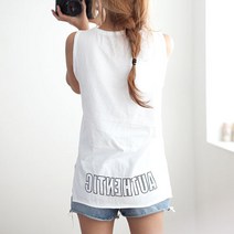 어샌틱 워싱 여성 나시 티 민소매티 흰색나시 여름나시 레이어드나시 흰나시 무지나시 롱나시 면나시 편한나시 이너나시 티