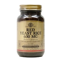 솔가 홍국 레드 이스트 라이스 600mg 60정 (식물성캡슐) Solgar Red Yeast 60 vegetable caps, 1개