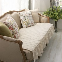 (맞춤제작가능)코지 워싱면 프릴 쇼파패드/소파패드