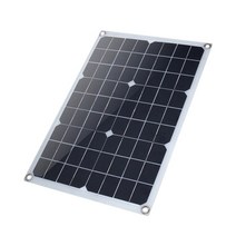 미니태양광 소형발전기 태양광패널 20w 18v 단결정 태양 광 패널 환경 친화적 인 휴대용 태양 충전 패널 태양 전지 패널, 없음