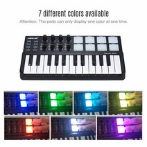 WORLDE I1429 25 키 MIDI 키보드 컨트롤러 미디콘트롤러