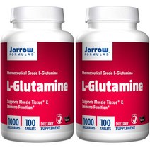 재로우 L-글루타민 1000mg 타블렛, 100개입, 2개