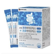 보령 프리바이오틱스 프로바이오틱스 유산균, 5g, 300개입
