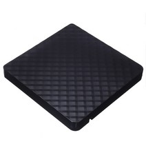 광학디스크 드라이브1pc 고품질 USB 3.0 외부 DVD 버너 내구성 RW/CD ROM 작가 드라이브 리더 PC 노트북 컴, 01 Black