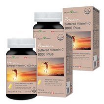 프리미엄 버퍼드 비타민C 1000 플러스 남성 여성 임산부 청소년 고함량 중성 비타민씨 항산화 VITAMIN C 비타민D 아연, 프리미엄 버퍼드 비타민C 플러스 90정 x 3개월, 2개