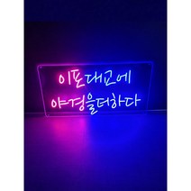 네온사인 주문제작 네온제작 네온주문제작 네온사인 네온 (주문 상세페이지 참조)
