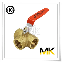 MK 황동볼밸브삼방-수입(L형) 15A, 단품