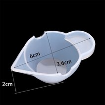 레진아트 재사용 가능한 수지 믹싱 측정 컵 5 개 10ml 실리콘 교반 스틱 스푼 UV 에폭시 보석 만들기 도구 액세서리, 5Pcs Cup02
