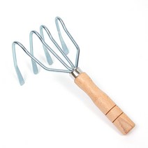 E.T.SHOP 네발 갈퀴 / 미니갈퀴 네발갈퀴 4발갈퀴 갯벌갈퀴 조개갈퀴 해루질 장비 갯벌체험 원예도구 원예용품 주말농장 체험학습 분갈이 농기구 텃밭꾸미기 텃밭도구, 1개