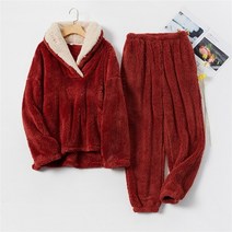 여자 여성 벨벳 벨로아 츄리닝 투피스 세트 가을 겨울 두꺼운 캐주얼 운동복 트레이닝복 89