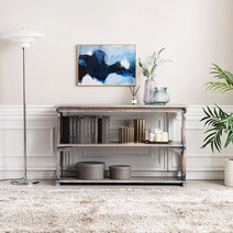 [더리체] 수입엔틱 아트인 에쉬컬러 선반장 책꽂이, 단품