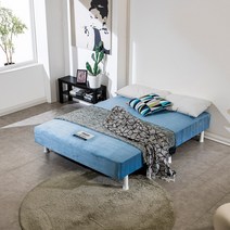 하포스 정품 단면 매트리스 침대 본넬스프링매트리스, 06_블루, 02_높이 19.5cm(일반침대 높이)