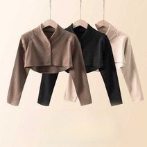 어깨 패드 수면 조끼 보온 노인 방한 경추, 블랙 (패치) L