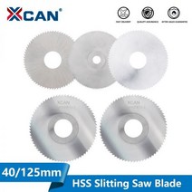 밀링 커터 가공 정밀 호환 XCAN 슬리팅 및 슬로팅 톱날 HSS 원형 톱 금속 절삭 공구 40-125mm, 110x4.5x27x40T