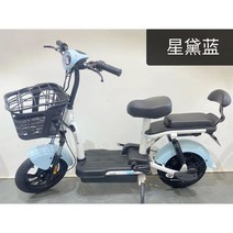 미니벨로전기자전거 지토바이 출퇴근 미니 자전거, 블루+리모컨전자잠금장치+등받이(30~40km), 재질