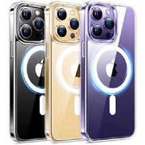 토라스 아이폰14 프로 다이아클리어 맥세이프 케이스 군사등급 슬림핏, 클리어