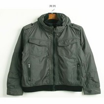 남성용 겨울 패션 아이템 어깨 견장 이중 카라 자켓