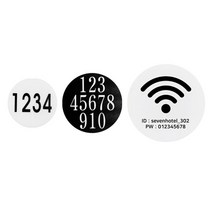 키밴드몰 [UV 원형 번호표 아크릴] 주문제작 사물함 아크릴 번호 락카 락커 테이블 문짝 캐비넷 도어 번호 식당 이름 옷장 부착 헬스장 번호표 번호판 피씨방 책상 독서실 카페, 대형