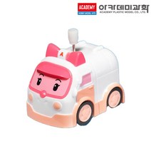 로보카 폴리 코너링 시리즈 엠버 태엽 작동 S85101 구급차 자동차 장난감 로봇 (안전 포장 배송}