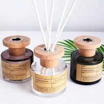 라임블러썸 심플 우드 차량용 천연 디퓨저 방향제 100ml 실내..., 선택:다크그레이_테싯