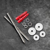 세면대 앙카볼트 세트 120mm 세면기설치부속품 AJBATH 세면대앙카볼트 45365EA, 1, 본상품선택