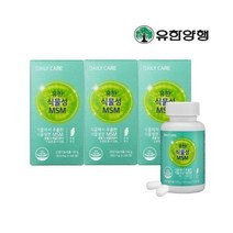 유한양행 데일리케어 식물성 MSM 관절 개선 건강 1200정 10개월분 + 마이비데티슈증정