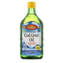 [핫딜][오늘출발][500ML] 칼슨랩 칼슨랩스 액상 오메가3 대구간유 피쉬오일 오메가 쓰리 DHA EPA, 500ML x 1개