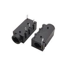 오인페 10/20Pcs 3.5mm 헤드폰 잭 소켓 오디오 커넥터 4 핀 DIP 인터페이스 PJ-320A PJ320A, [02] 20Pcs