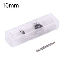 직경 1.5mm 시계 밴드 링크 스테인레스 스틸 스프링 핀 바 수리 스트래핑 부품 워치 메이커 20mm 22mm 24mm 18mm, [01] 16mm