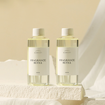 1+1 베이 차량용방향제 자동차디퓨저 리필 200ml, 블랑쉬, 라임바질만다린