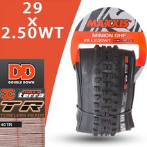 MAXXIS 미니언 DHF 튜브리스 접이식 다운힐 자전거 타이어 산악 26x2.3, 21 29X2.50WT 3CT DD TR