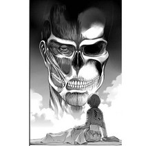 만화 벽 스티커 벽지 인쇄 청소년 방 장식 카페 인테리어벽지, 40pcs, Attack on Titan