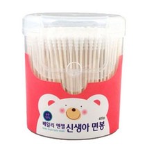 베일리 신생아 면봉 400p 아기면봉 유아용면봉 유아 (유아용품/신생아면봉/유아면봉/건강용품/위생/육아/출산 추천), 1개