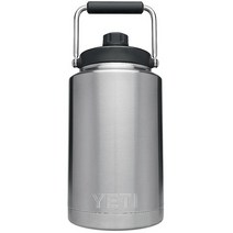 YETI Rambler 갤런 저그 진공 단열 스테인리스 스틸 MagCap 포함 알파인 옐로우