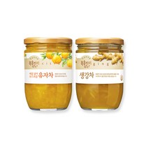 복음자리 유자차620g+생강차600g, 1세트
