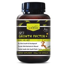 유비 바이오 키즈 녹용 그로스 팩터 IgF-1 180캡슐, 1개, 180개