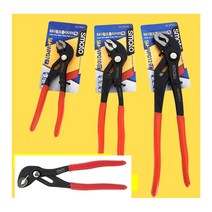 SMATO 워터펌프플라이어 SMWPQ7 푸시타입 퀵파이프렌치 플라이어 첼라 파이프랜치 수도/가스/배관공사 몽키 파이프렌치모터렌치, SM-WPQ7, 1개