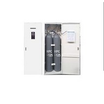 캐비넷형 자동소화장치 HFC-125 100kg 청정소화약제 화재 안전 예방 병원 빌딩, 1개