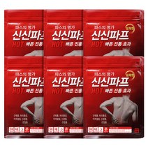 신신제약 신신파프 파스 HOT, 5개입, 6개