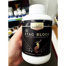 뉴질랜드 녹용 녹혈 유비바이오 500mg 120캡슐 활력 철분 알부민