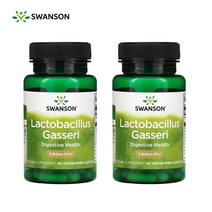 스완슨 락토바실러스 가세리 Lactobacillus gasseri 30억 모유 유래 유산균 60정X2 베지캡슐
